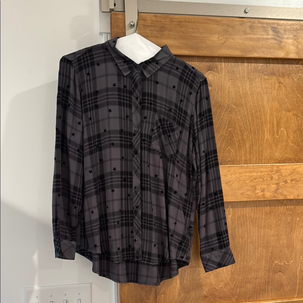 Black Plaid Rails Shirt
